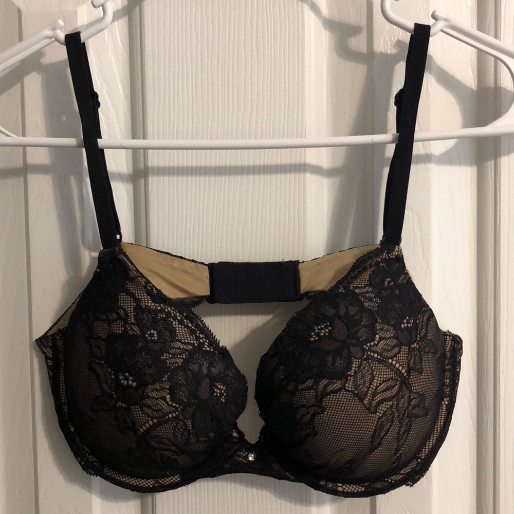 Black Lace Push Up Bra